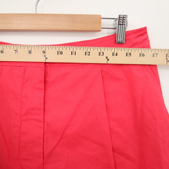 Michael Michael Kors Shorts Coral Geranium Fruit Punch High Rise Pleated Casual - Picture 4 of 14